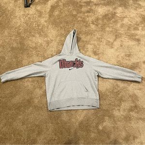 Rare vintage diamondbacks center logo nike hoodie